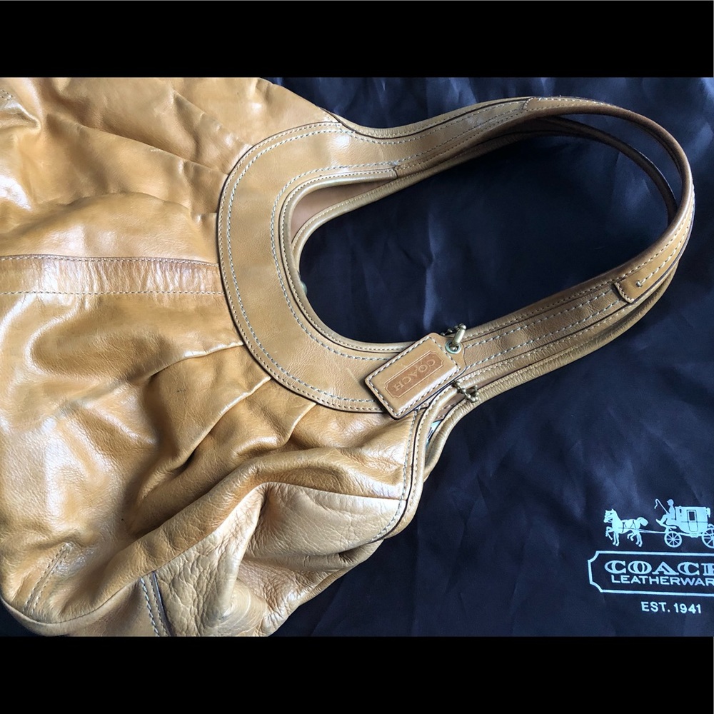 Tan Coach Bag